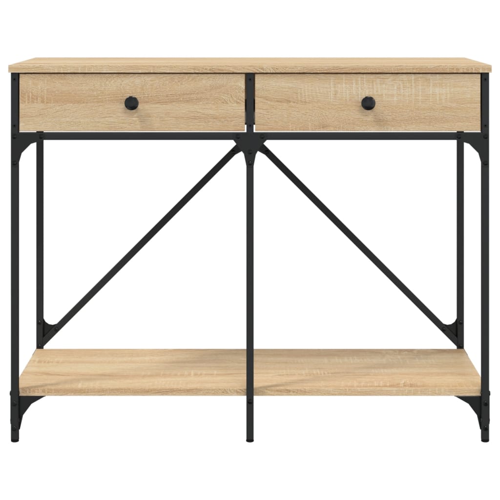 Τραπέζι Κονσόλα Sonoma Δρυς 100x39x78,5 εκ. Επεξεργασμένο Ξύλο