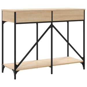 Τραπέζι Κονσόλα Sonoma Δρυς 100x39x78,5 εκ. Επεξεργασμένο Ξύλο
