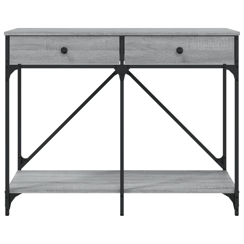 Τραπέζι Κονσόλα Γκρι Sonoma 100x39x78,5 εκ. Επεξεργασμένο Ξύλο