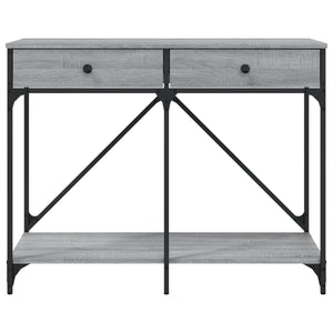 Τραπέζι Κονσόλα Γκρι Sonoma 100x39x78,5 εκ. Επεξεργασμένο Ξύλο