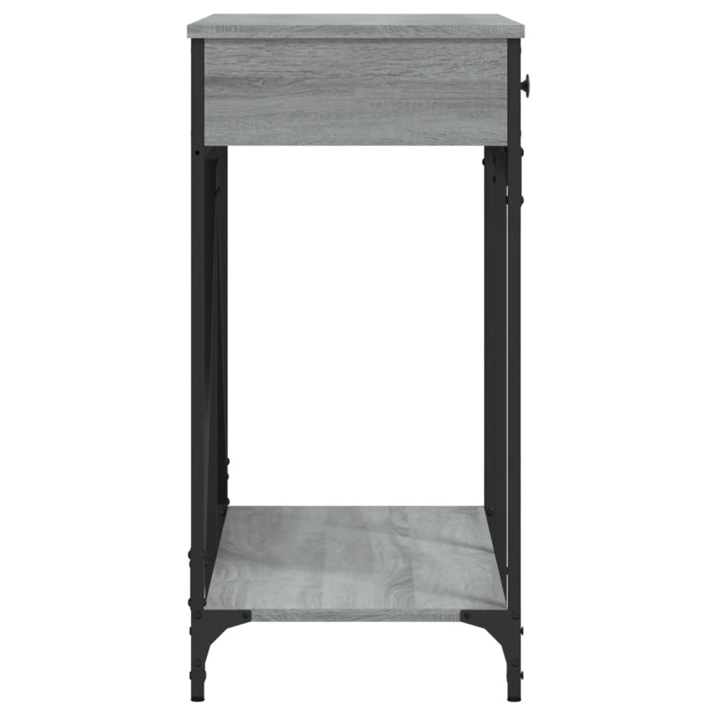 Τραπέζι Κονσόλα Γκρι Sonoma 100x39x78,5 εκ. Επεξεργασμένο Ξύλο