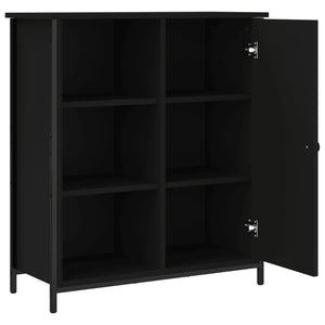 Ντουλάπι Μαύρο 70 x 30 x 80 εκ. από Επεξεργασμένο Ξύλο