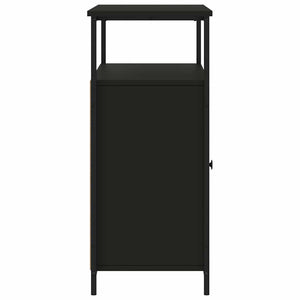 Μπουφές Μαύρος 100x35x80 εκ. από Επεξεργασμένο Ξύλο