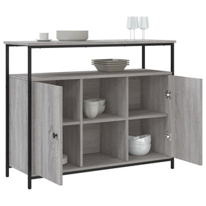 Μπουφές Γκρι Sonoma 100x35x80 εκ. από Επεξεργασμένο Ξύλο - Pakobazaar
