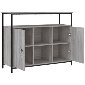 Μπουφές Γκρι Sonoma 100x35x80 εκ. από Επεξεργασμένο Ξύλο - Pakobazaar