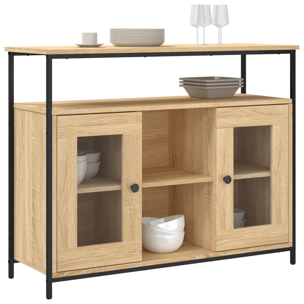 Ντουλάπι Sonoma δρυς 100x35x80 εκ. Επεξεργασμένο Ξύλο - Pakobazaar