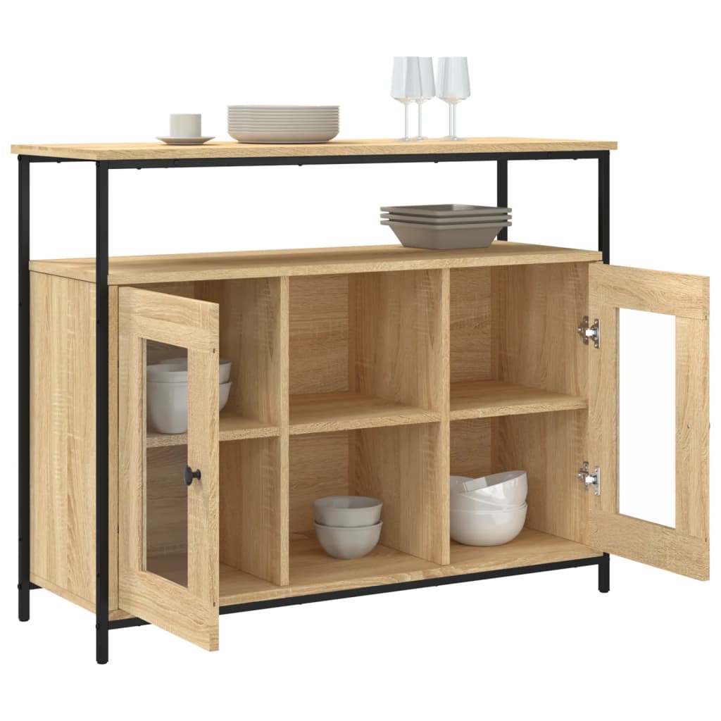 Ντουλάπι Sonoma δρυς 100x35x80 εκ. Επεξεργασμένο Ξύλο - Pakobazaar