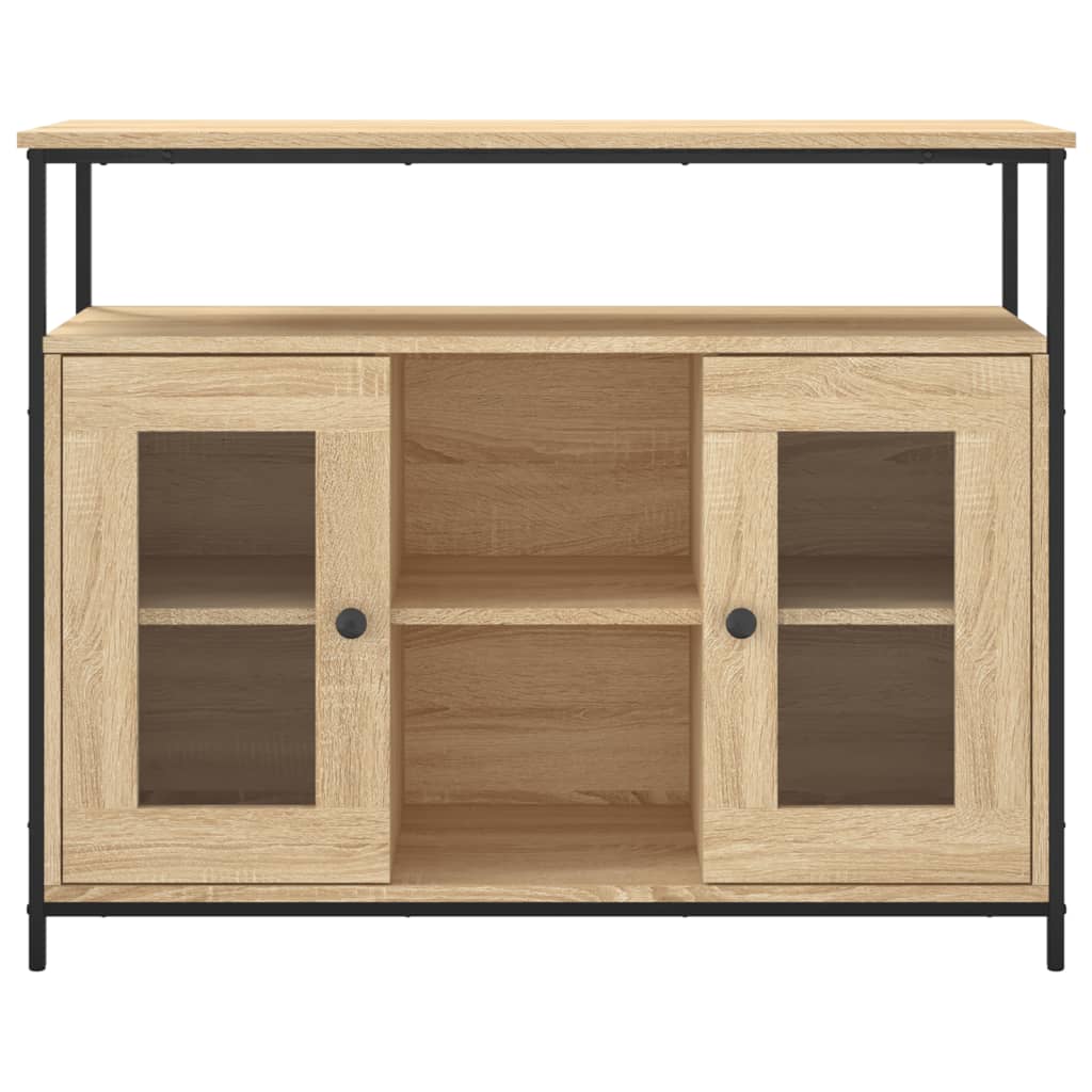 Ντουλάπι Sonoma δρυς 100x35x80 εκ. Επεξεργασμένο Ξύλο - Pakobazaar