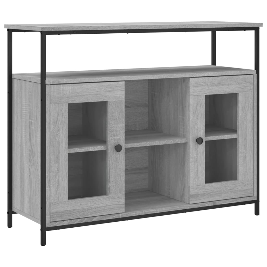 Μπουφές Γκρι Sonoma 100x35x80 εκ. από Επεξεργασμένο Ξύλο - Pakobazaar