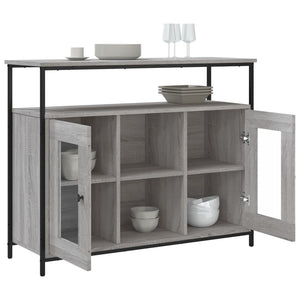 Μπουφές Γκρι Sonoma 100x35x80 εκ. από Επεξεργασμένο Ξύλο - Pakobazaar