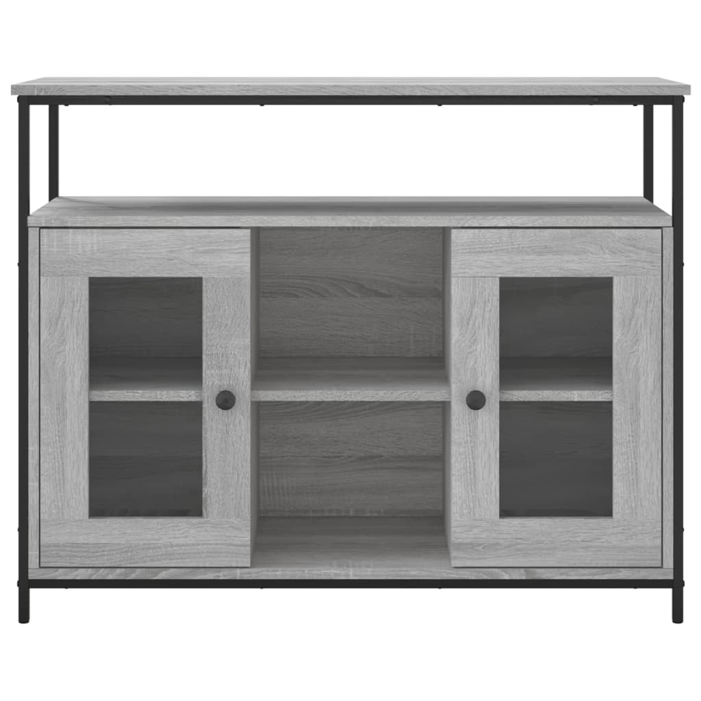 Μπουφές Γκρι Sonoma 100x35x80 εκ. από Επεξεργασμένο Ξύλο - Pakobazaar