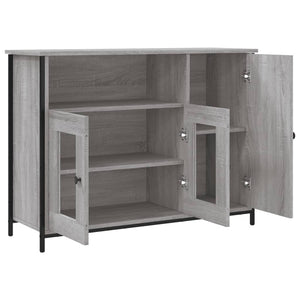 Μπουφές Γκρι Sonoma 100 x 33 x 75 εκ. από Επεξεργασμένο Ξύλο - Pakobazaar
