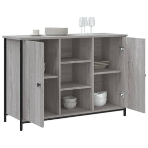 Μπουφές Γκρι Sonoma 100x35x70 εκ. από Επεξεργασμένο Ξύλο - Pakobazaar