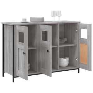 Μπουφές Γκρι Sonoma 100x35x70 εκ. από Επεξεργασμένο Ξύλο - Pakobazaar