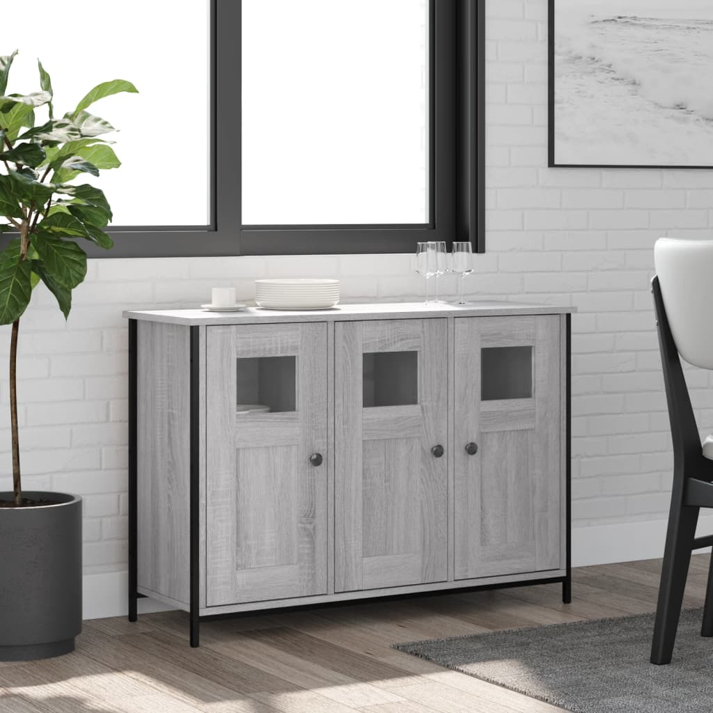Μπουφές Γκρι Sonoma 100x35x70 εκ. από Επεξεργασμένο Ξύλο - Pakobazaar