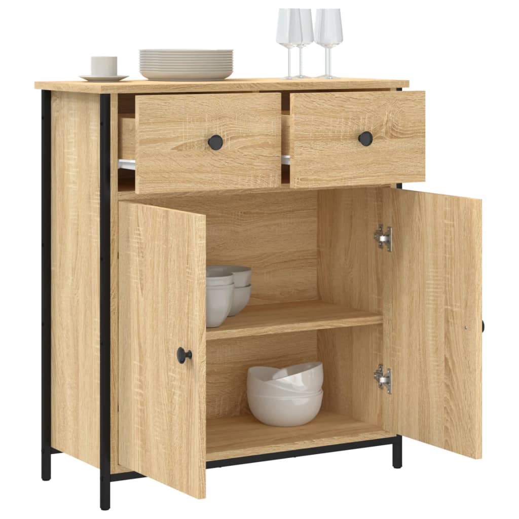 Ντουλάπι Sonoma Δρυς 70x30x80 εκ. Επεξεργασμένο Ξύλο