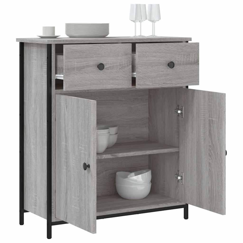 Ντουλάπι Γκρι Sonoma 70 x 30 x 80 εκ. από Επεξεργ. Ξύλο - Pakobazaar