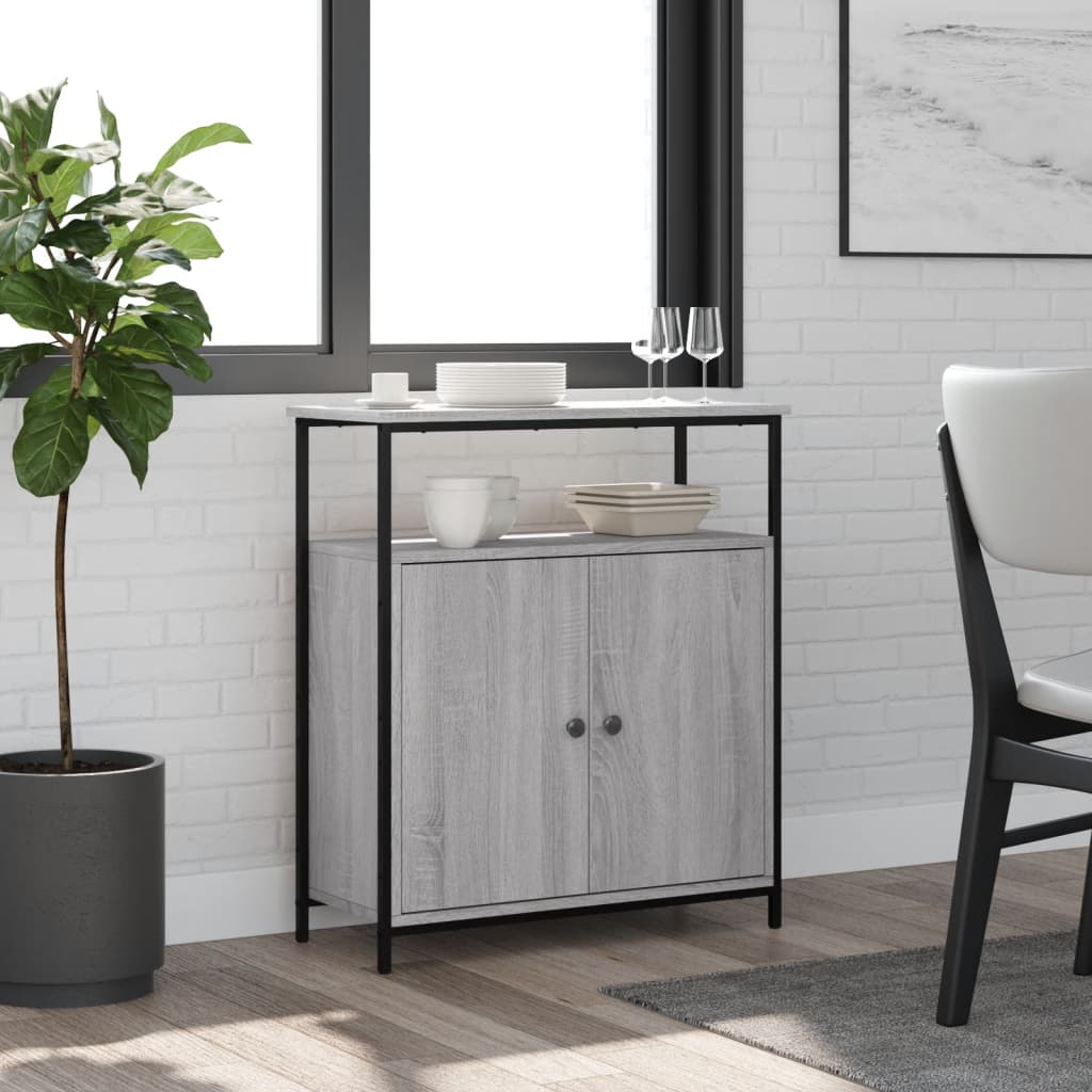 Ντουλάπι Γκρι Sonoma 70 x 30 x 80 εκ. από Επεξεργ. Ξύλο - Pakobazaar