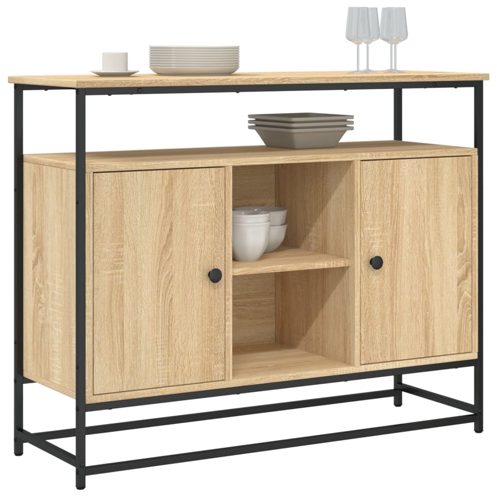 Ντουλάπι Sonoma δρυς 100x35x80 εκ. Επεξεργασμένο Ξύλο - Pakobazaar