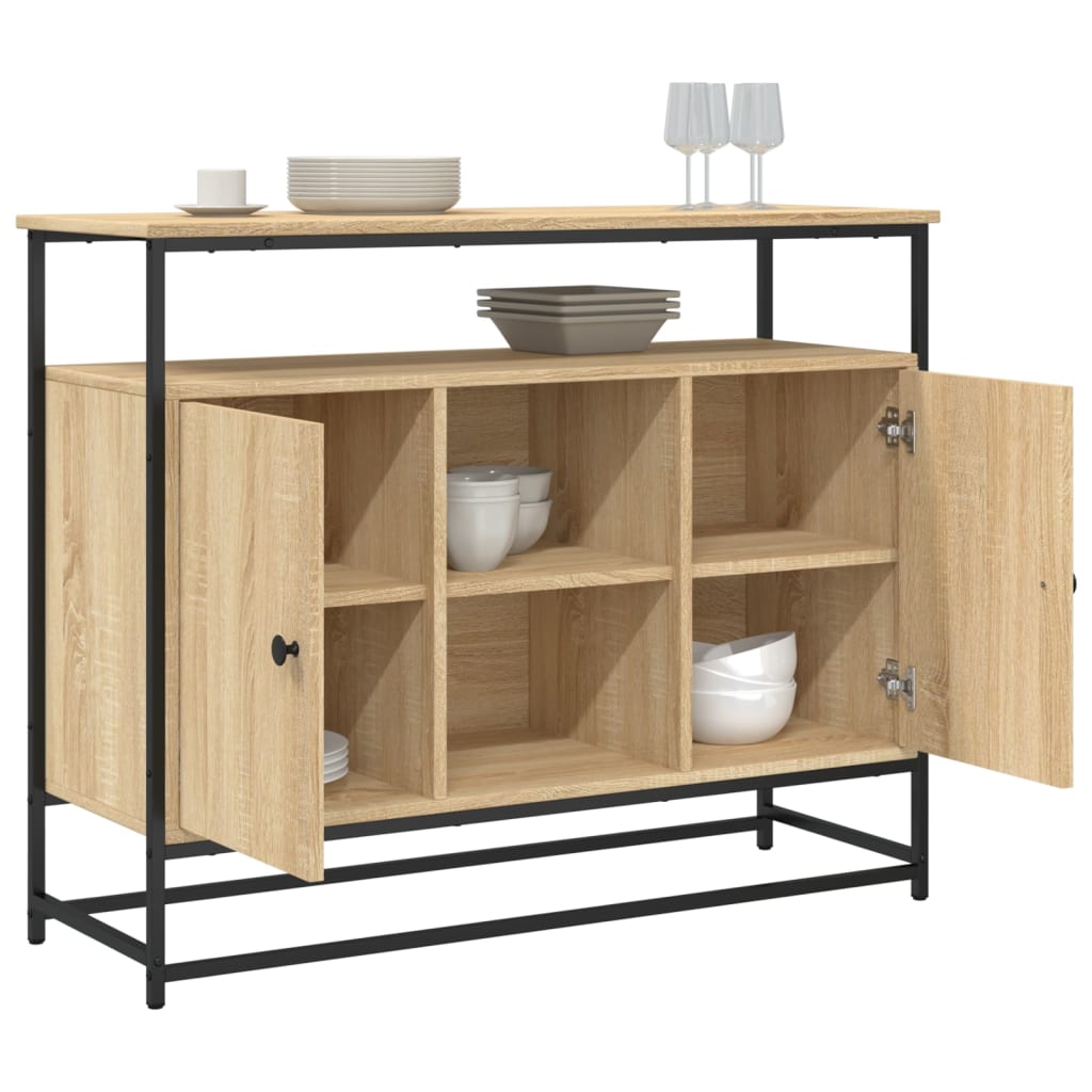 Ντουλάπι Sonoma δρυς 100x35x80 εκ. Επεξεργασμένο Ξύλο - Pakobazaar