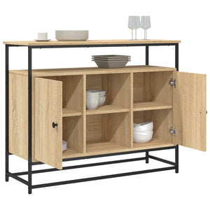Ντουλάπι Sonoma δρυς 100x35x80 εκ. Επεξεργασμένο Ξύλο - Pakobazaar
