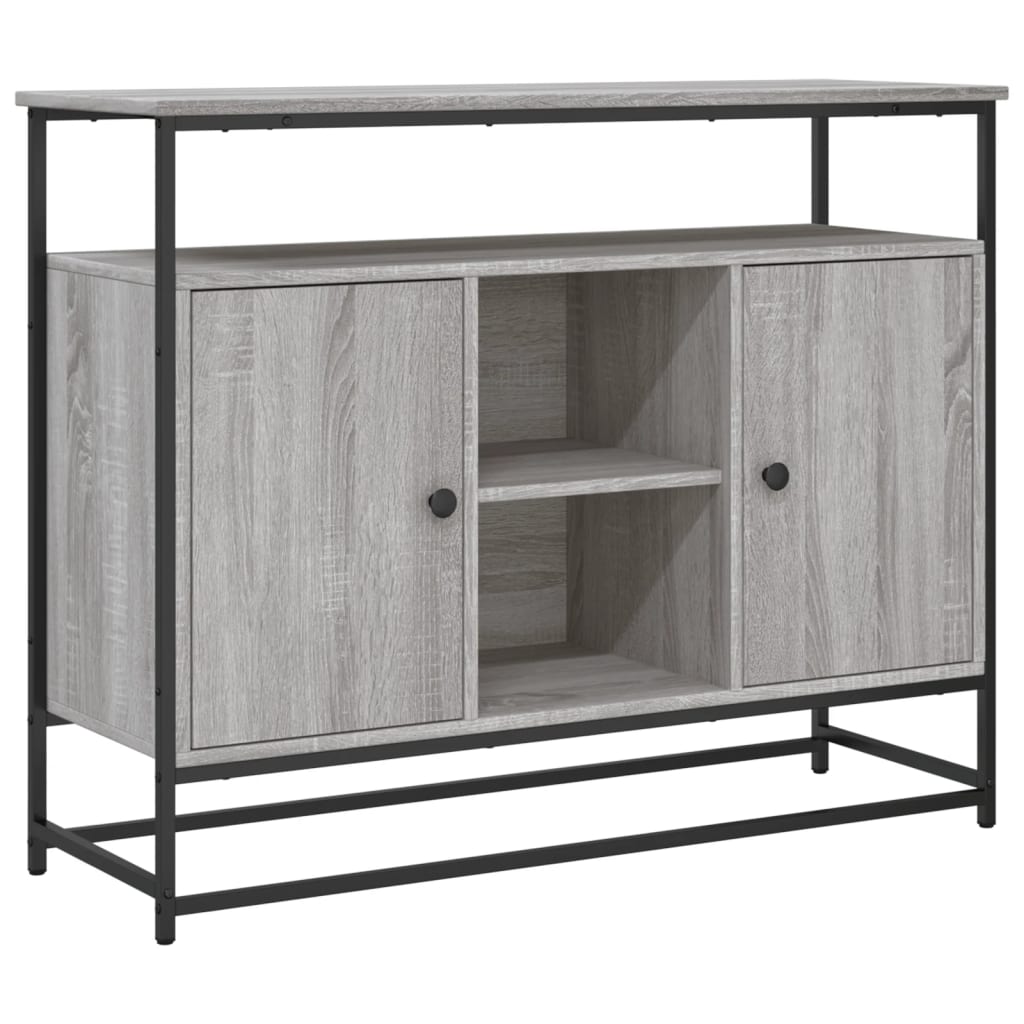 Μπουφές Γκρι Sonoma 100x35x80 εκ. από Επεξεργασμένο Ξύλο - Pakobazaar