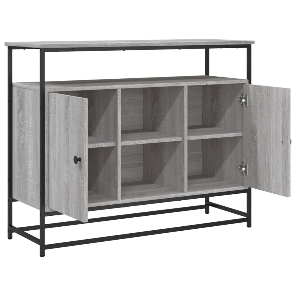 Μπουφές Γκρι Sonoma 100x35x80 εκ. από Επεξεργασμένο Ξύλο - Pakobazaar
