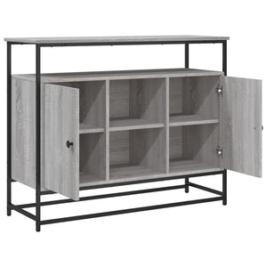 Μπουφές Γκρι Sonoma 100x35x80 εκ. από Επεξεργασμένο Ξύλο - Pakobazaar