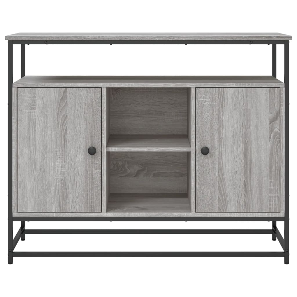 Μπουφές Γκρι Sonoma 100x35x80 εκ. από Επεξεργασμένο Ξύλο - Pakobazaar