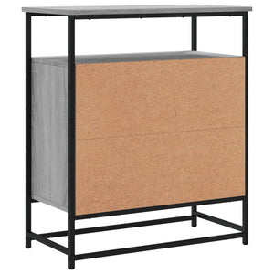 Ντουλάπι Γκρι Sonoma 69x35x80 εκ. από Επεξεργασμένο Ξύλο - Pakobazaar