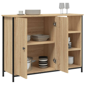 Ντουλάπι Sonoma Δρυς 100 x 33 x 75 εκ. από Επεξεργασμένο Ξύλο - Pakobazaar