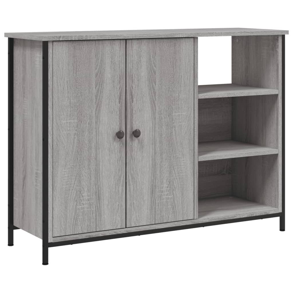 Ντουλάπι Γκρι Sonoma 100x33x75 εκ. από Επεξεργασμένο Ξύλο - Pakobazaar