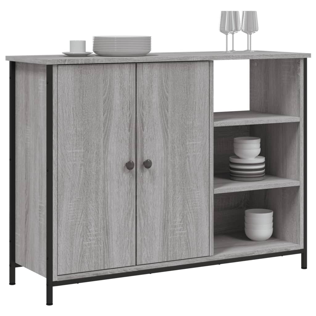 Ντουλάπι Γκρι Sonoma 100x33x75 εκ. από Επεξεργασμένο Ξύλο - Pakobazaar