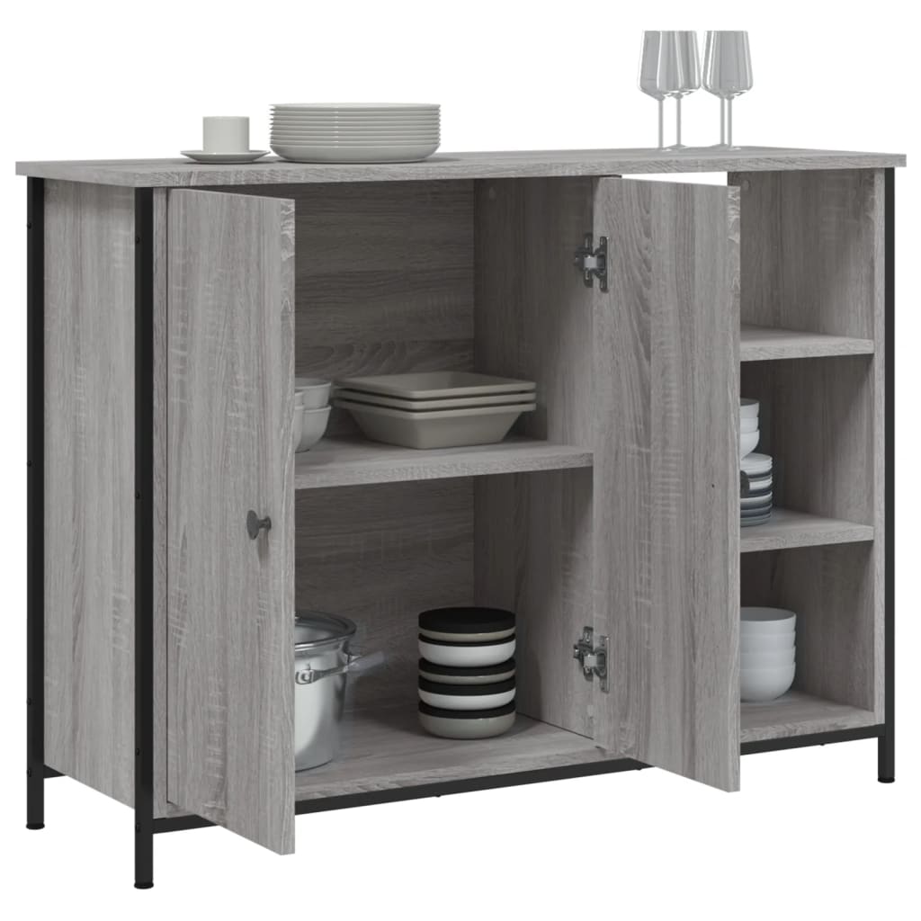 Ντουλάπι Γκρι Sonoma 100x33x75 εκ. από Επεξεργασμένο Ξύλο - Pakobazaar