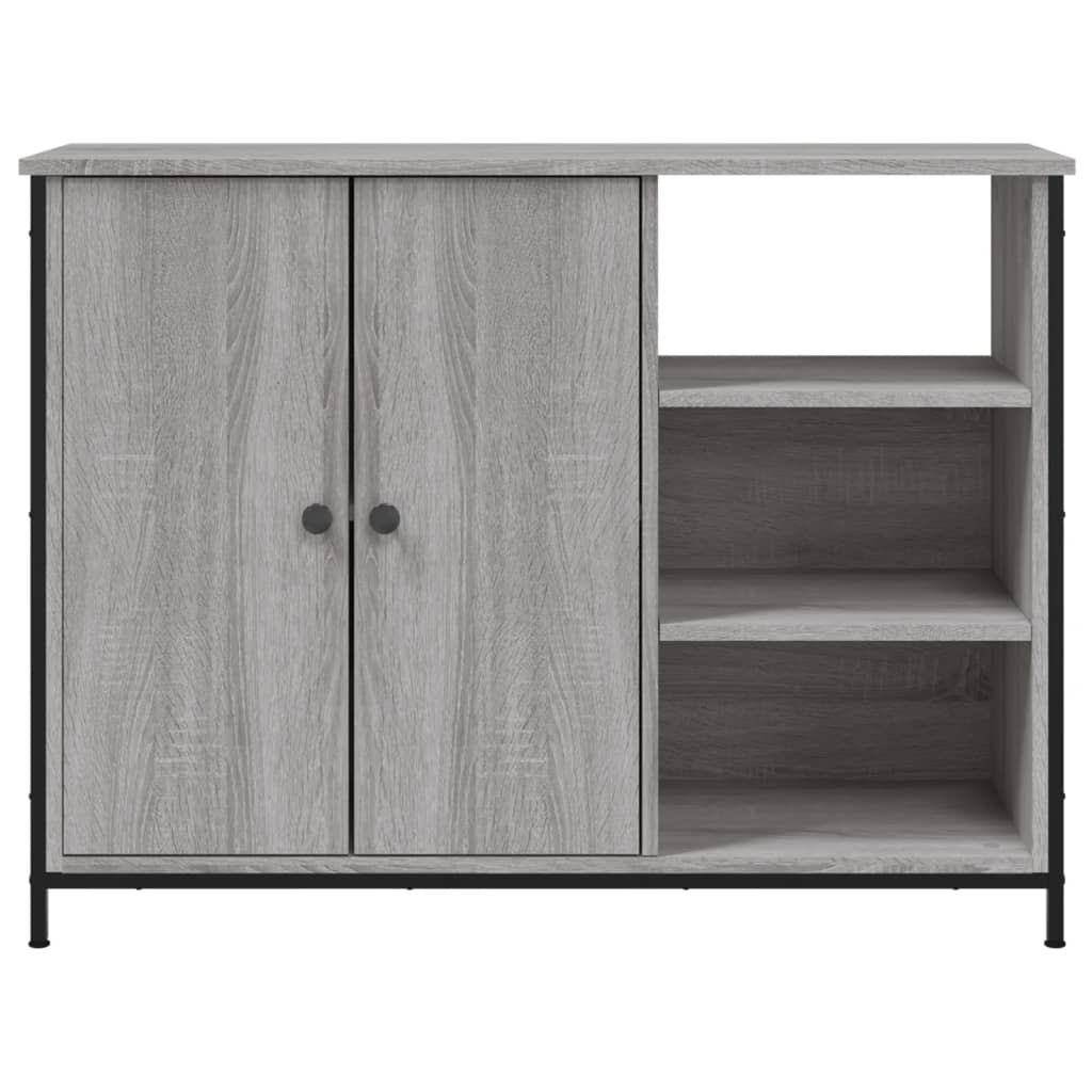 Ντουλάπι Γκρι Sonoma 100x33x75 εκ. από Επεξεργασμένο Ξύλο - Pakobazaar