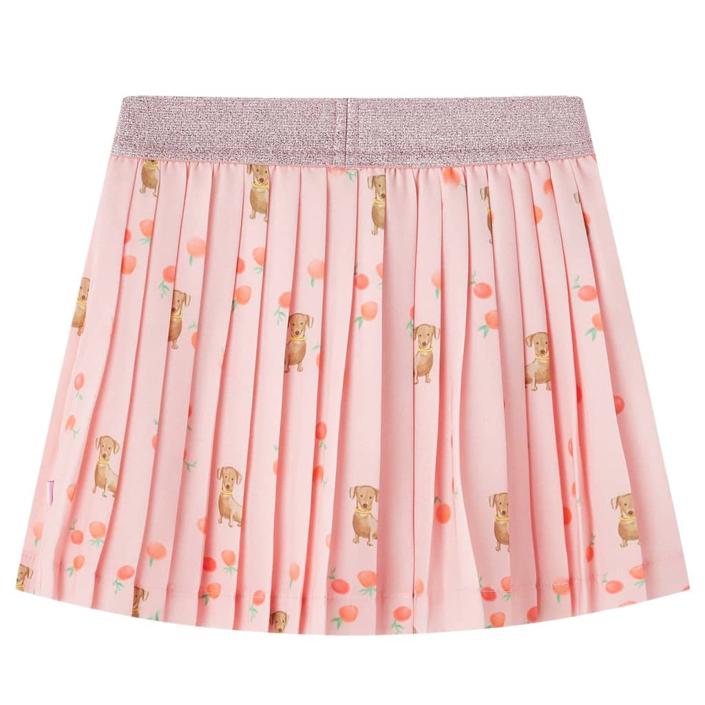 Φούστα Παιδική Πλισέ Ανοιχτό Πορτοκαλί 92