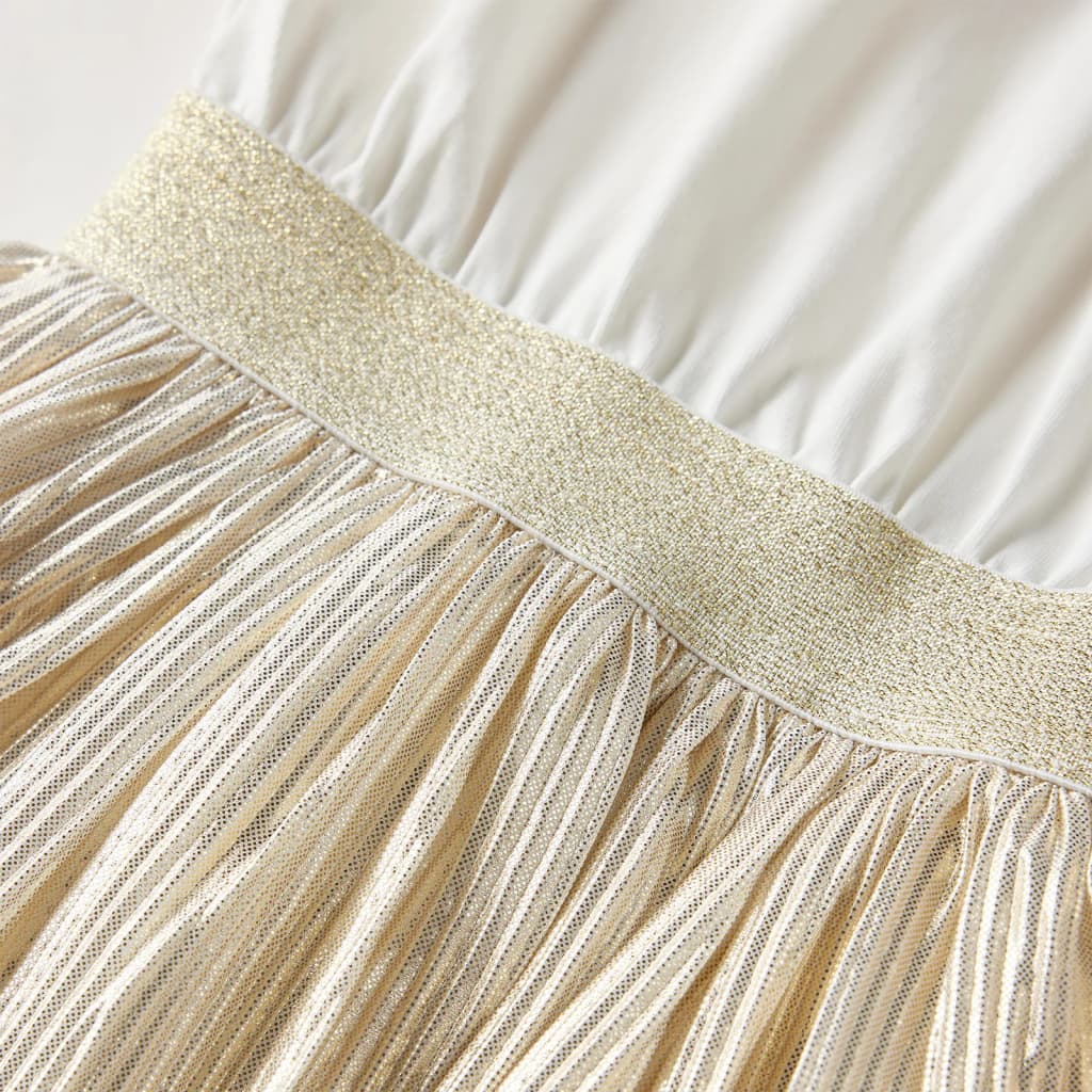 Φόρεμα Παιδικό Κοντομάνικο Εκρού 116 - PAKOBAZAAR