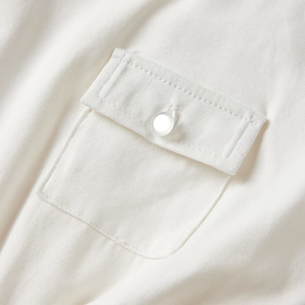 Φόρεμα Παιδικό Κοντομάνικο Εκρού 140 - PAKOBAZAAR