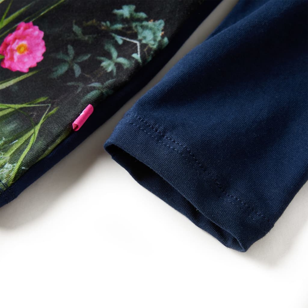 Φόρεμα Παιδικό Μακρυμάνικο Ναυτικό Μπλε 128 - PAKOBAZAAR