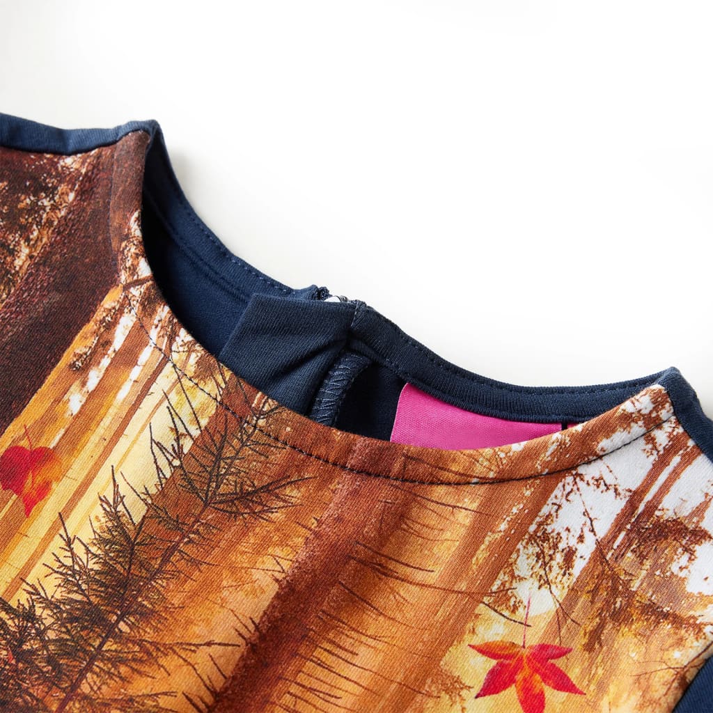 Φόρεμα Παιδικό Μακρυμάνικο Ναυτικό Μπλε 128 - PAKOBAZAAR