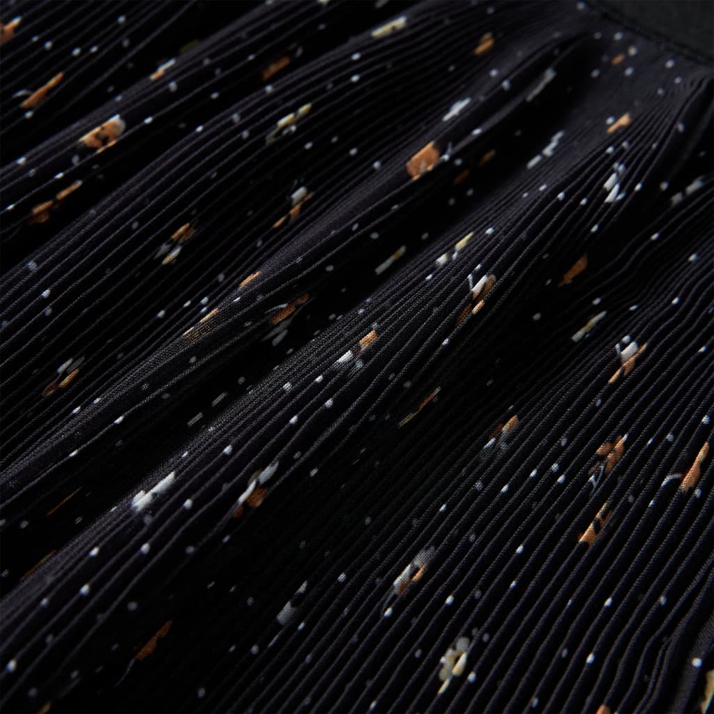 Φούστα Παιδική με Στρώσεις και Βολάν Μαύρη 140 - PAKOBAZAAR