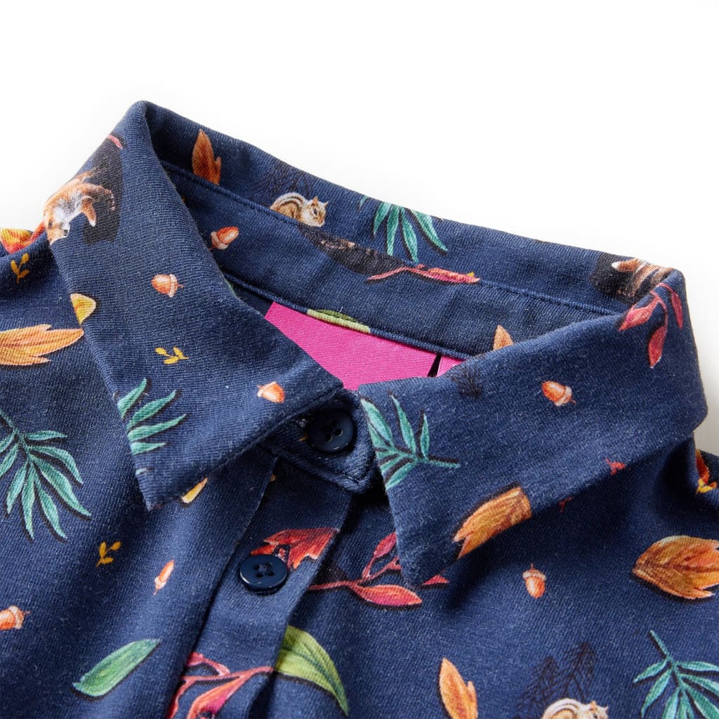 Φόρεμα Παιδικό Μακρυμάνικο Σκούρο Μπλε 92 - PAKOBAZAAR