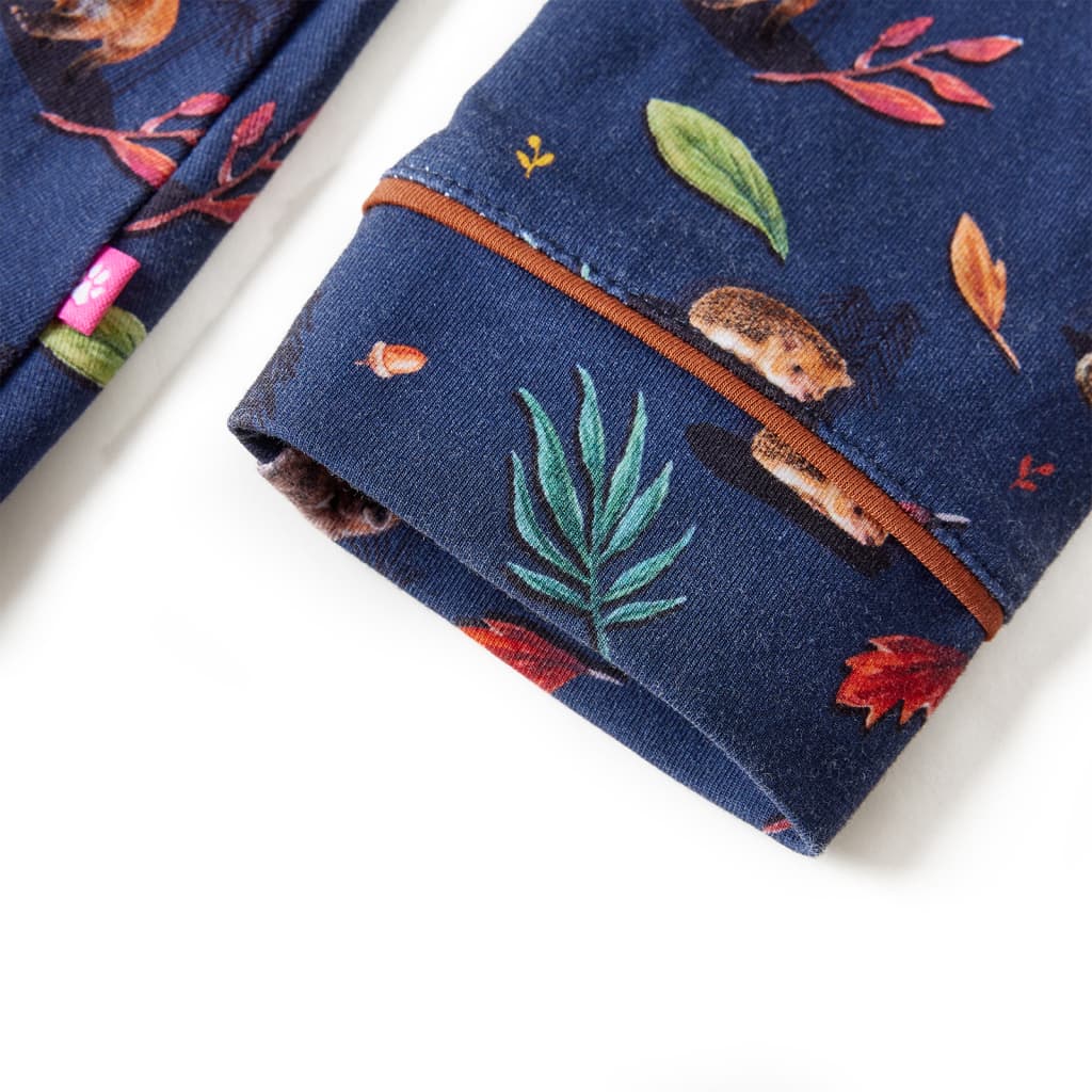 Φόρεμα Παιδικό Μακρυμάνικο Ναυτικό Μπλε 104 - PAKOBAZAAR