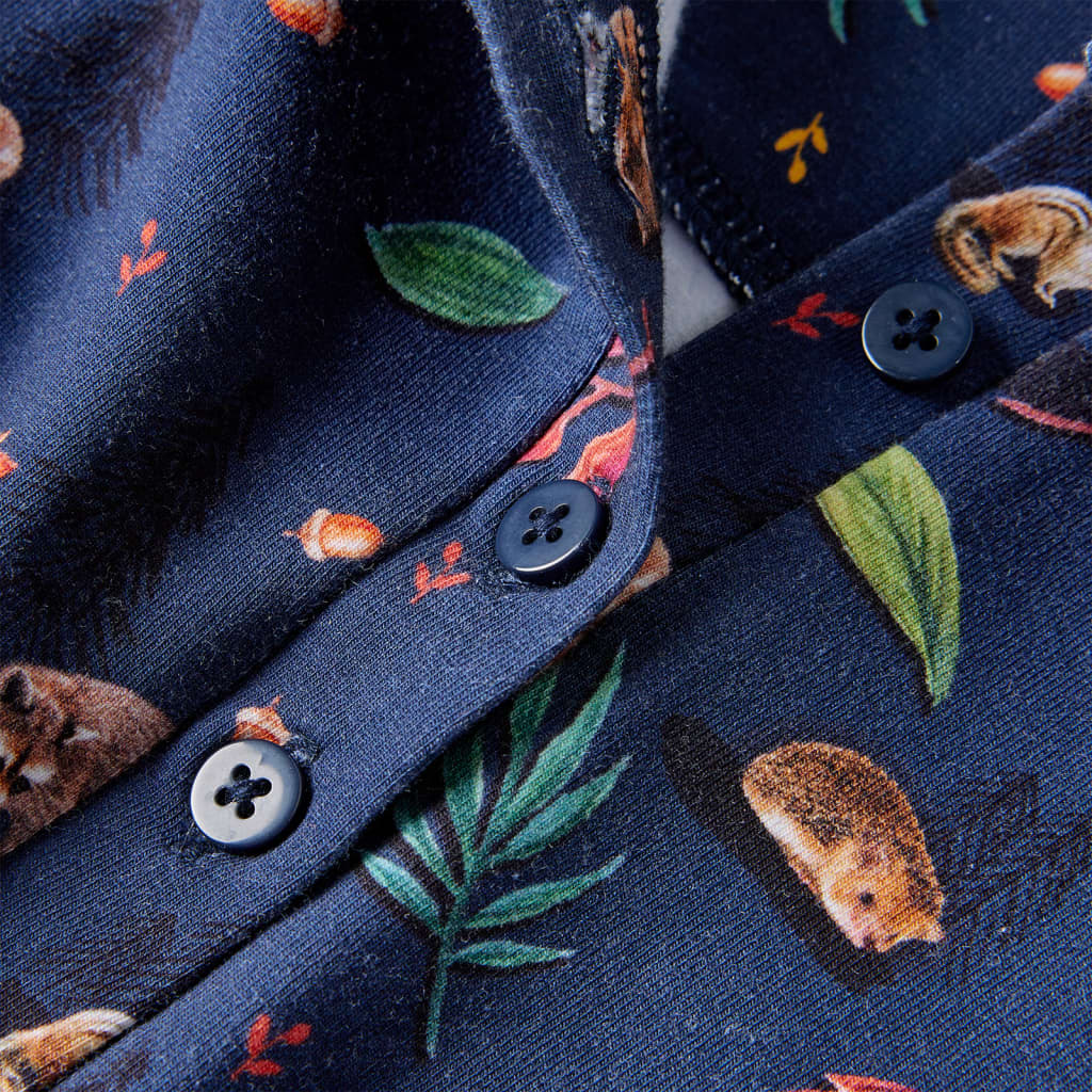 Φόρεμα Παιδικό Μακρυμάνικο Ναυτικό Μπλε 116 - PAKOBAZAAR