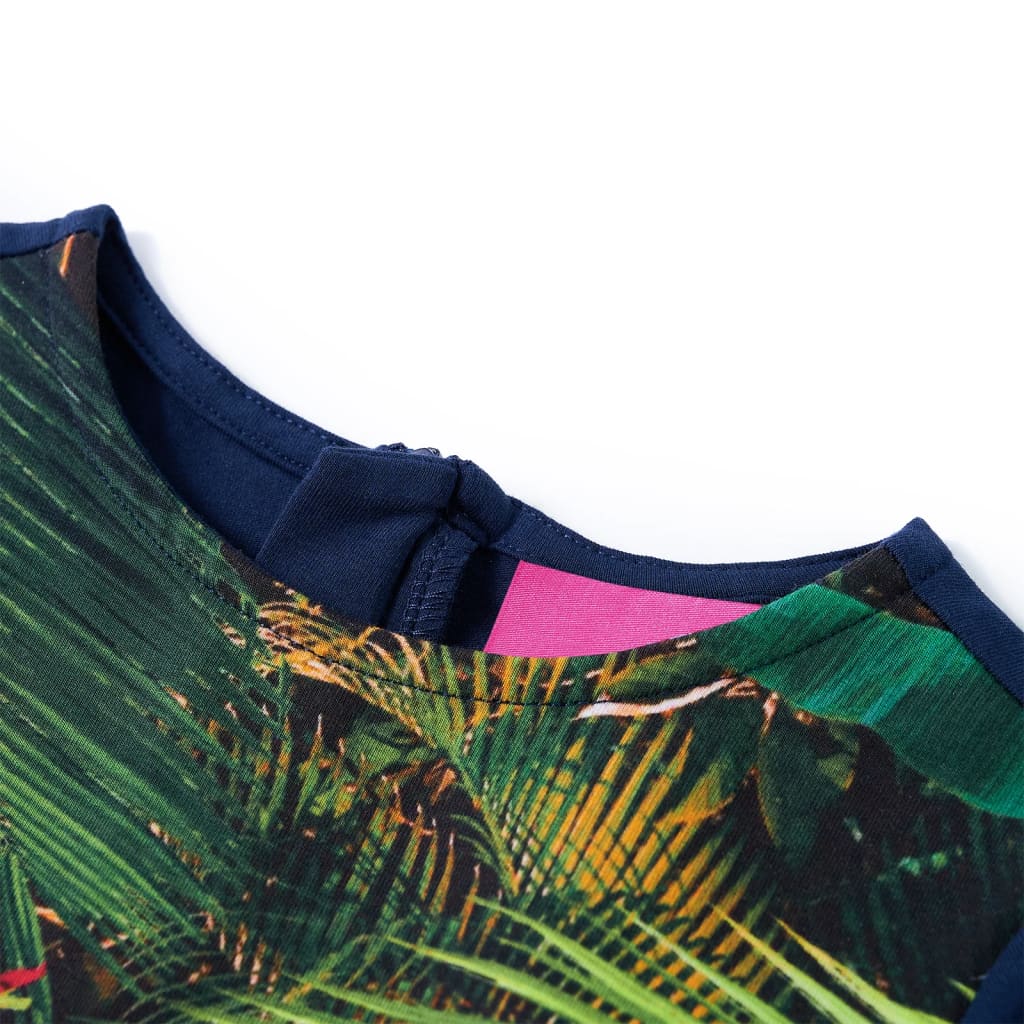 Φόρεμα Παιδικό Μακρυμάνικο Ναυτικό Μπλε 104 - PAKOBAZAAR