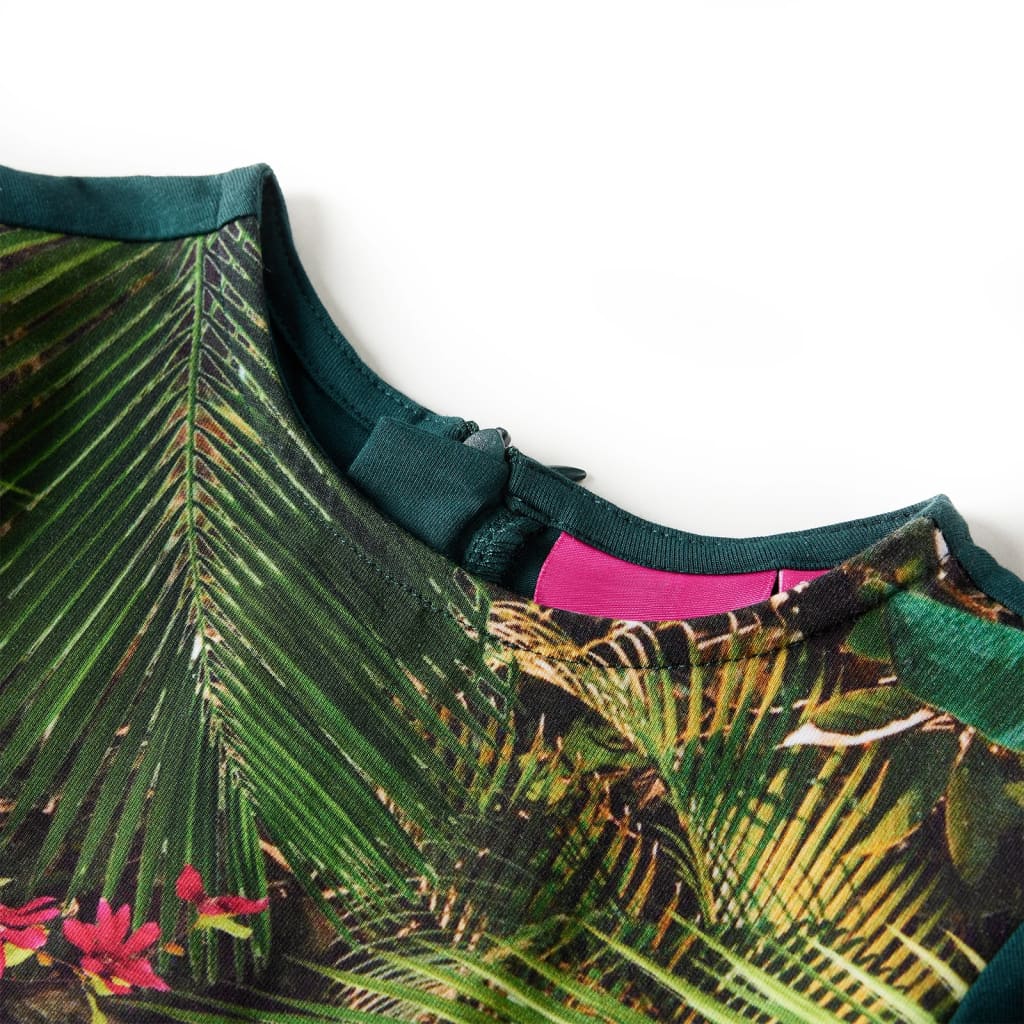 Φόρεμα Παιδικό Μακρυμάνικο Σκούρο Πράσινο 128 - PAKOBAZAAR