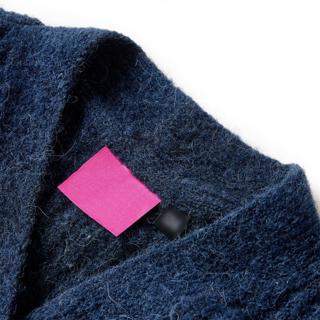 Ζακέτα Παιδική Πλεκτή Σκούρο Μπλε 128 - PAKOBAZAAR