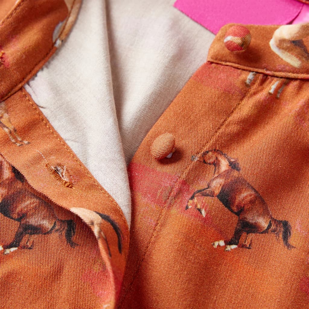 Φόρεμα Παιδικό Κονιάκ 140 - PAKOBAZAAR