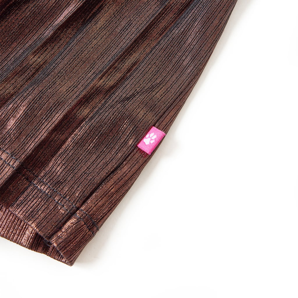 Φούστα Παιδική με Χρυσόσκονη Κονιάκ 128 - PAKOBAZAAR