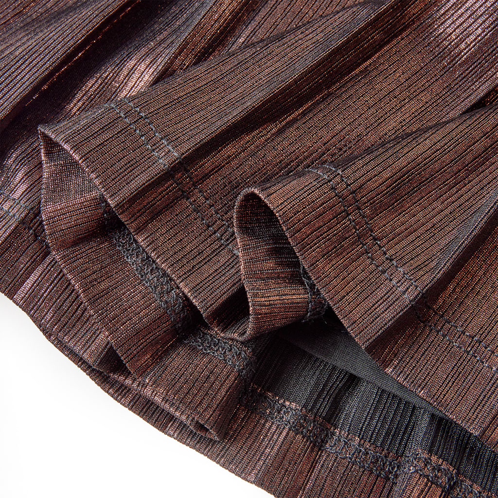 Φούστα Παιδική με Χρυσόσκονη Κονιάκ 128 - PAKOBAZAAR